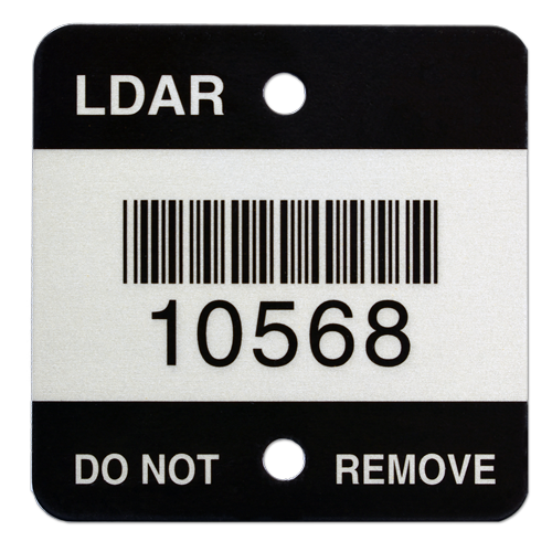 Aluminum LDAR Tag