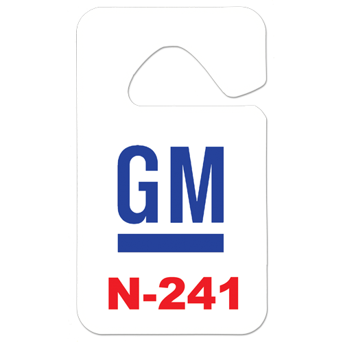 Vehicle Hang Tag