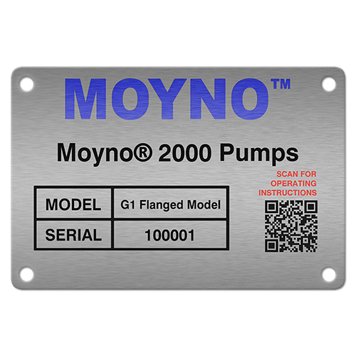 Stainless Steel Barcode Label