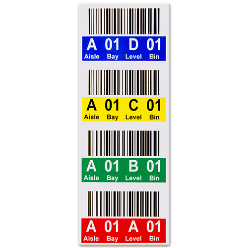 Multi-level rack label