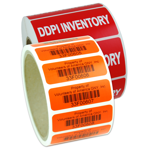 Polyester Barcode Labels on Roll