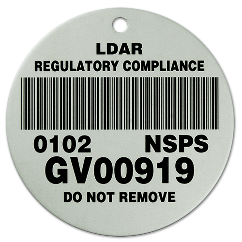Aluminum LDAR Tag