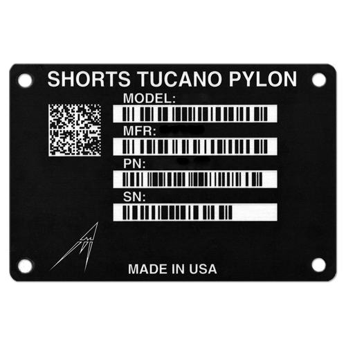 Laser-Etched UID Label