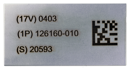 Stainless Steel UID Label