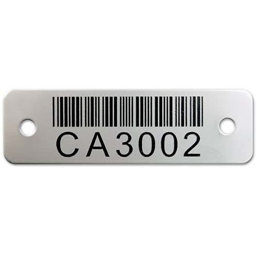 Stainless Steel Barcode Label