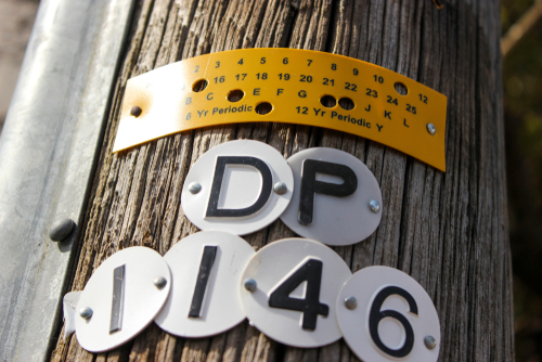 Telephone Pole Tag