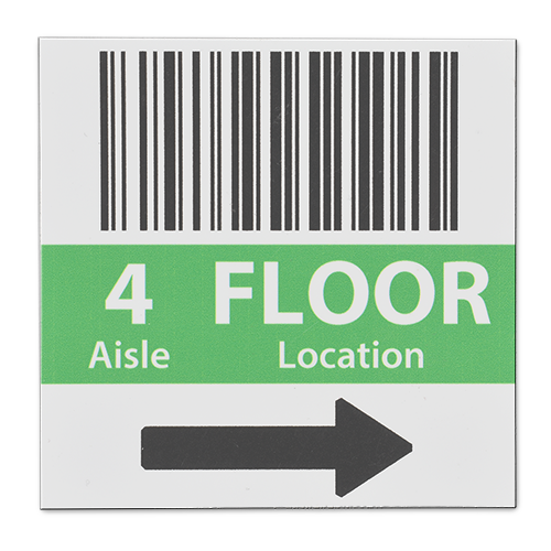 Multi-level rack label